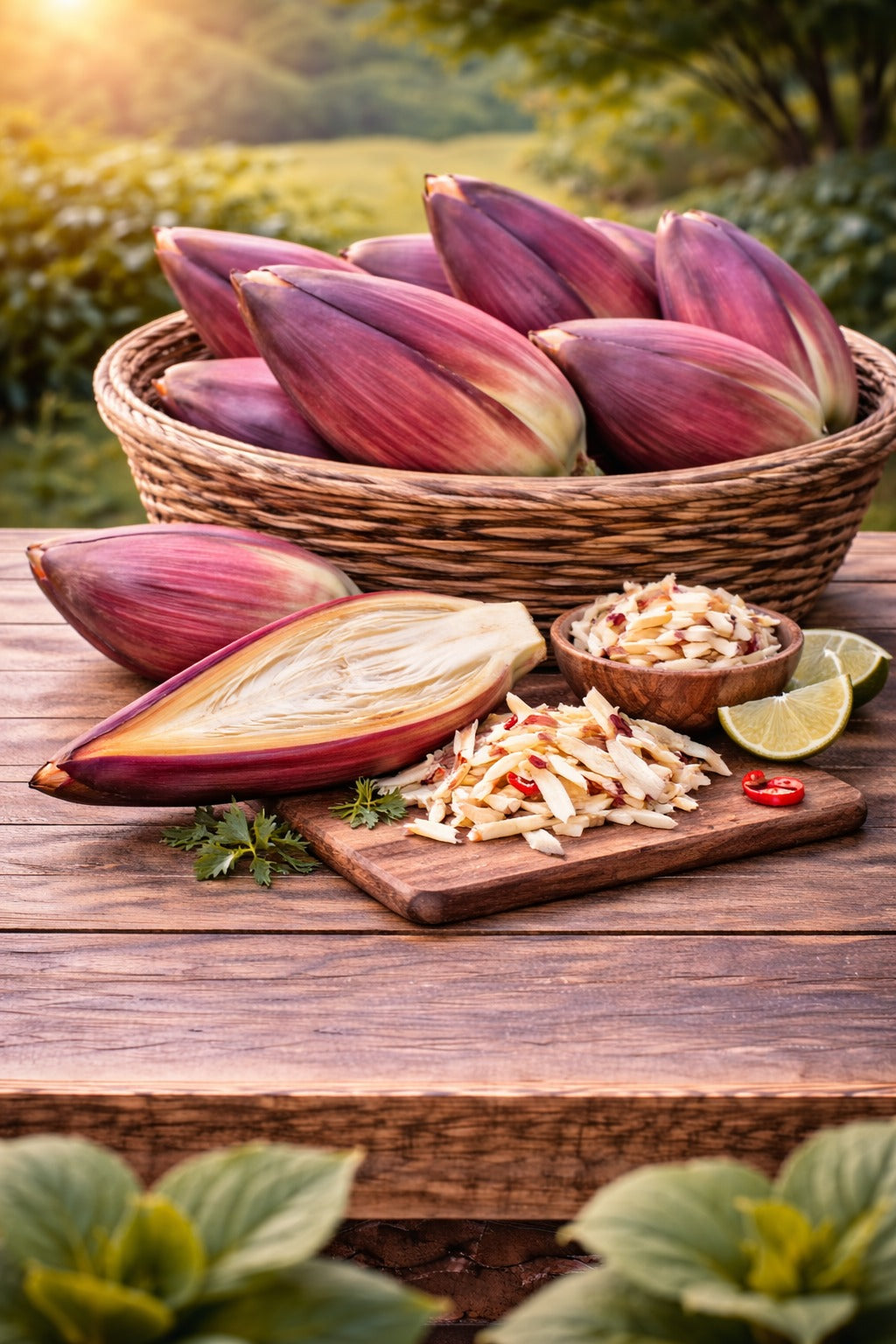 Banana flower